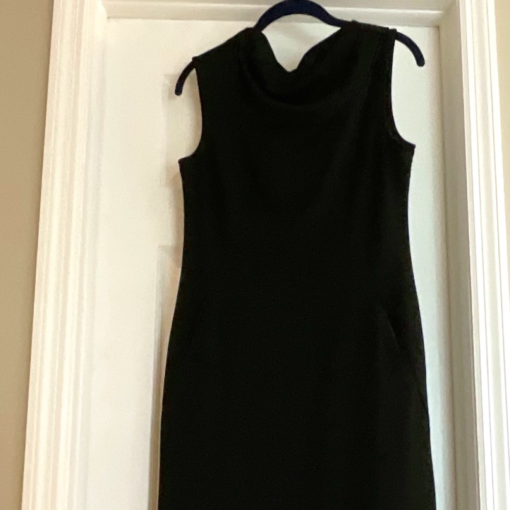 Ann Taylor Drape Neck A line Dress